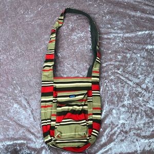 Kavu Striped Crossbody Satchel